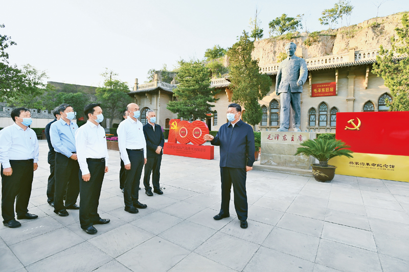用好紅色資源 賡續(xù)紅色血脈 努力創(chuàng)造無(wú)愧于歷史和人民的新業(yè)績(jī)