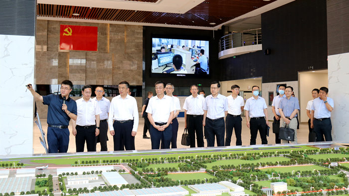 省委常委、副省長王健來集團調研沈陽航空動力產(chǎn)業(yè)園項目